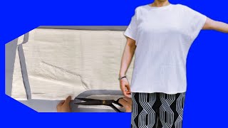 ‏The easiest way to sew a great blouse/cut and sew a very easy and practical blouse🪡✂️