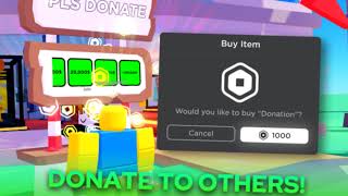 PLAYING PLS DONATE WITH FAKE ROBUX! 😱