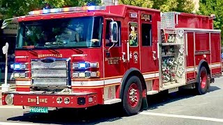 Bergenfield Fire Engine 1 Responding (AIR HORN)