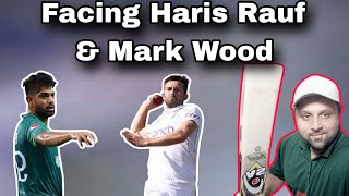 Facing the World's Fastest Bowlers: Bowling Machine Challenge with Haris Rauf & Mark Wood!