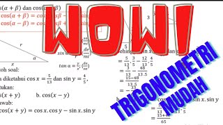 Mudah memahami Trigonometri Jumlah dan Selisih dua sudut Matematika SMA