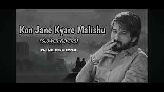 Kon Jane Kyare Malishu || કોણ જાને ક્યારે મળીશુ  || Lofi || [SLOWED+REVERB] Dj nilesh 1204