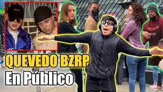 Lo mejor de ( QUEVEDO - BZRP , Alfa el jefe, EFECTO- BAD BUNNY) Tik Tok CANTO en PÚBLICO