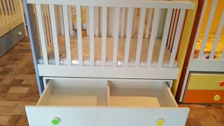 Бебешко легло - люлка ЛЪКИ от АВ Мебели baby bed swing Pat pentru copii Κρεβάτια και Κούνιες