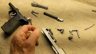 Shooting Ruger P95DC REASSEMBLE full slide strip and field strip parts by Froggy