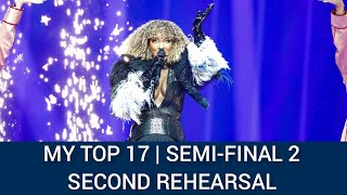 Eurovision 2021 | Semi-Final 2 | My Top 17 | (After Rehearsals)