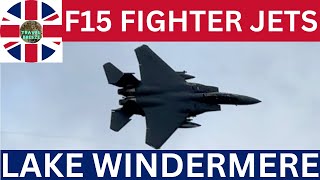 Epic Formation of F-15 Fighter Jets Soaring Over Lake Windermere😲