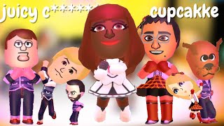 tomodachi life cupcakke - juicy c******