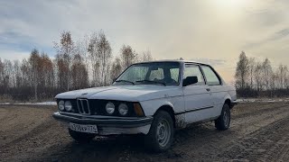 Будни владельца старой Bmw e21, янгтаймер. Достаем из снежной ловушки.