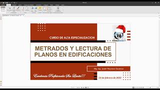 METRADOS Y LECTURA DE PLANOS EN EDIFICACIONES