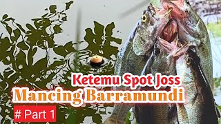 Mancing barramundi tambak, spot baru