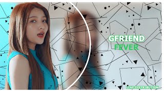 GFRIEND FEVER LINE DISTRIBUTION