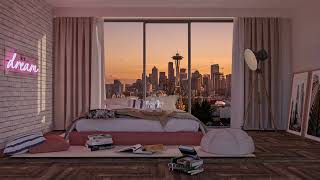 JaJaJazz - Clear Sky 🎵 [ Relaxing Jazz Music in Cozy Seattle Bedroom ]