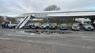 New Year’s Day 2024 Classic Car Meet at Brooklands Museum over 1,000 cars attending.  PART 2