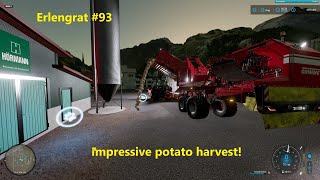 Harvesting POTATOES for SOUP and DEEP PLOWING!! | ERLENGRAT #93 | Alpine Dairy Farm | FS2022