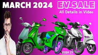 March 2024 EV Sale Hit The Market in ola electric ! all ev sale ! electric Scooter !#electricscooter