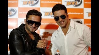 Akshay Kumar and Yo Yo Honey Singh at the World Kabaddi League launch in London HD