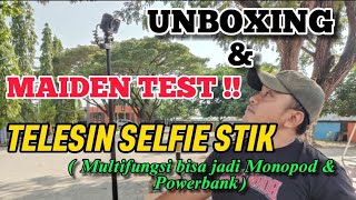 TELESIN POWER SELFIE STICK || Multifungsi untuk segala alat perekam Video #telesin #actioncamera