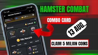 Hamster Combat \\ Today Combo Card \\ Complete Task And Claim 5 Milion Coin 🪙 \\#hamsterkombat