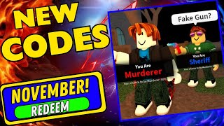 NEW CODES ROBLOX Murder Mystery Killer CODES 2024 Murder Mystery Killer CODES Murder Mystery Killer