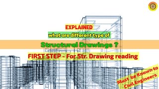 Type of Structural drawings ll First step of structural drawing reading#blueprint#structure#vimutti