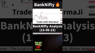 BankNifty Expiry Analysis🔥|| 15-06-23 || @Tradewithsharmajiofficial  #banknifty  #trading #nifty