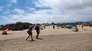 Playa del Ingles Nudist/Naturist beach Gran Canaria June 2024