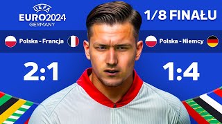 JAK REPREZENTACJA POLSKI PORADZIŁABY SOBIE W WSZYSTKICH MECZACH 1/8 na EURO 2024?! | FC 24