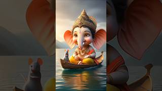 Shubh Nayana ..| Ganpati Bappa Morya🙏❤️| Ganpati Sailing in boat|#ganpati#ganesh#ganpatibappamorya