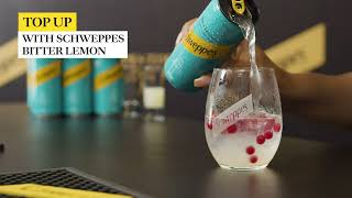 How To Make A Schweppes Bitter Lemon & Gin Mix​