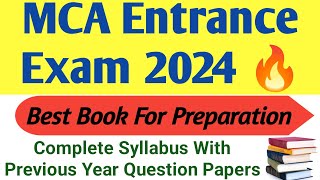 MCA Entrance Exam Preparation Best Book | best book for mca pre exam preparation 2024 | Best Books