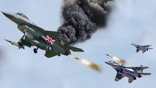 Шок мира! Впервые русский MIG-29 и British F-16: Посмотрите, что произойдет, Arma3