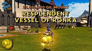 Resplendent Vessel of Ronka - Mount Showcase | FFXIV Gil Sink