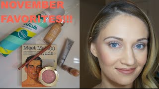 November Favorites, 2014 - Makeup & Hair