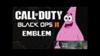 Black Ops 2: Patrick Star Emblem Tutorial (Speed Art)