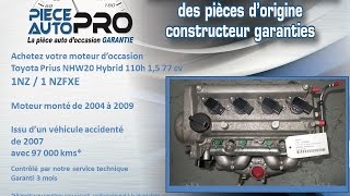 Moteur Toyota Prius NHW20 Hybrid 110h 1.5  16v 77 cv 1NZ