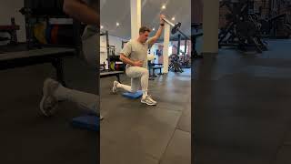 Exercise: Kneeling Single Arm Landmine Press