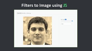 How To Make a Photo Editor in HTML, CSS & JavaScript