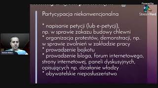 WOS. Aktywność obywatelska w życiu publicznym. Partycypacja