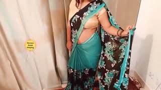 Treditional Saree Draping in Unique Style | Saree Draping New Way for beginners