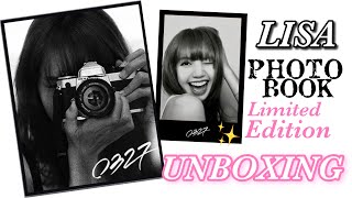 UNBOXING BLACKPINK LISA PHOTOBOOK 0327 Limited Edition