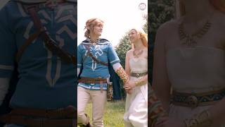 🌸Zelink as Soulmates🌸 The Legend of Zelda cosplays✨ #shorts