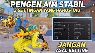 KESALAHAN CARA SETTING SENSITIVITAS PUBG MOBILE TERBAIK GYROSCOPE DAN NO GYROSCOPE