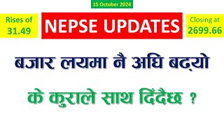 NEPSE Updates 15 October 2024