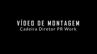 Montagem da Cadeira de Escritório Pr Work Diretor Ergonômica Tela Mesh