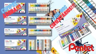 COMPRE AGORA!!! Pentel Tinta Aquarela Wfrs Arts à Base de Água 24 Cores #amazon #aquarela