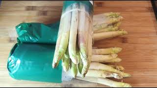 POÊLÉES D'ASPERGES BLANCHES À L'AIL//bon et délicieux