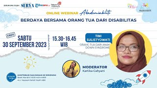 Tini Sulistyowati : Berdaya Bersama Orang Tua dari Disabilitas