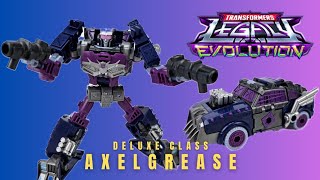 TRANSFORMERS LEGACY EVOLUTION DELUXE CLASS AXELGREASE!