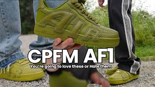 CPFM Air Force 1 Moss Green On Foot and Review